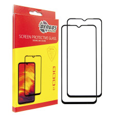 Захисне скло Dengos для Xiaomi Redmi A4 Black Full Glue (DG-TG2P-65) 2шт