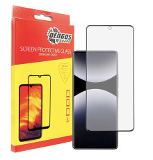 Защитное стекло Dengos для Xiaomi Redmi Note 14 Pro Black Full Glue (TGFG-382)